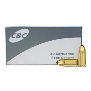 Munição 9mm Luger ETOG 124gr TREINA CBC 50 Unidades