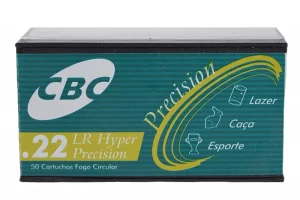 Munição CBC 22 LR Hyper Precision 33GR