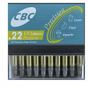 Munição CBC 22 LR Subsonico Precision CHOG 40GR