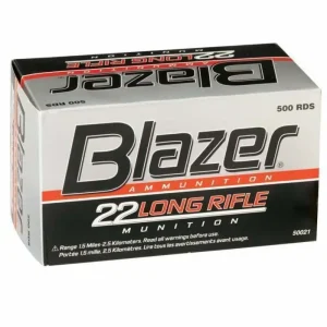 Munição CCI Blazer Cal .22 LR 40GR LRN Cx 50