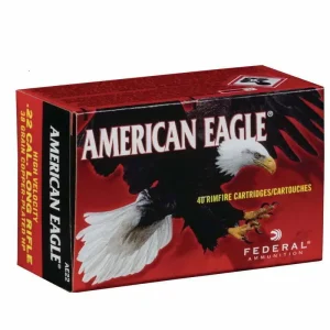 Munição Federal 22LR AMERICAN EAGLE PONTA OCA 38GR – CX 40