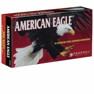 Munição Federal 380 AUTO FMJ AMERICAN EAGLE 95 GR – CX 50