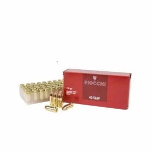 Munição Fiocchi .40 S&W 170gr FMJTC – Cx 50