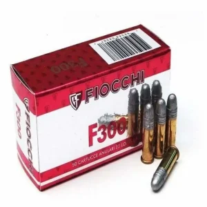 Munição Fiocchi 22 LR F300 40gr – Cx 50