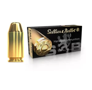 Munição Sellier & Bellot .40S&W FMJ 165gr Cx.50un