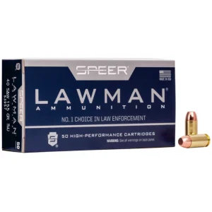 Munição Speer .40S&W TMJ Lawman 155gr Cx.50un