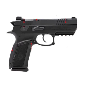 Pistola IWI Semiautomática Jericho II Black 9mm