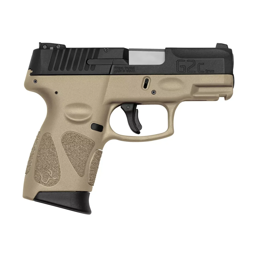 Pistola Taurus 9mm G2C/12 3″ CFOMRSP736 Bege